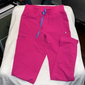 Figs Women’s Pink Yola Skinny Scrub Pants - Size S/Tall